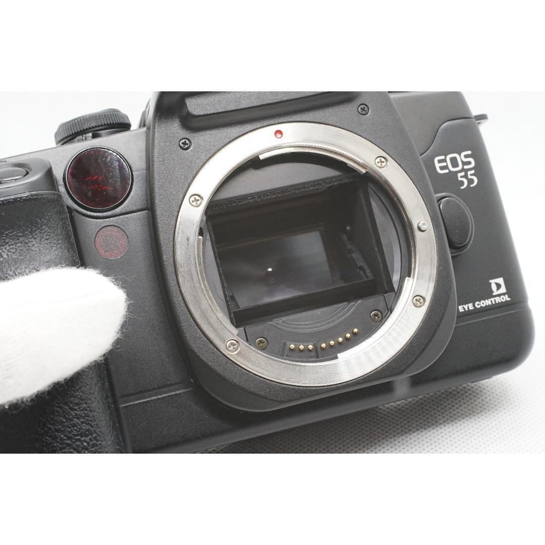 [美品] Canon EOS 55 キヤノン イオス 一眼レフ フィルムカメラ