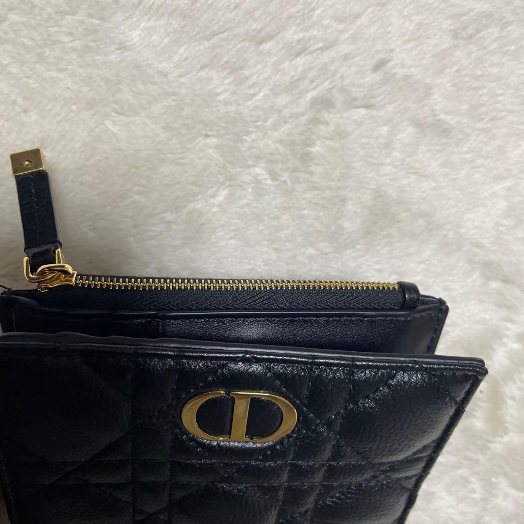 本日限定価格ディオール Caro Dahlia 二つ折り財布 ブラック