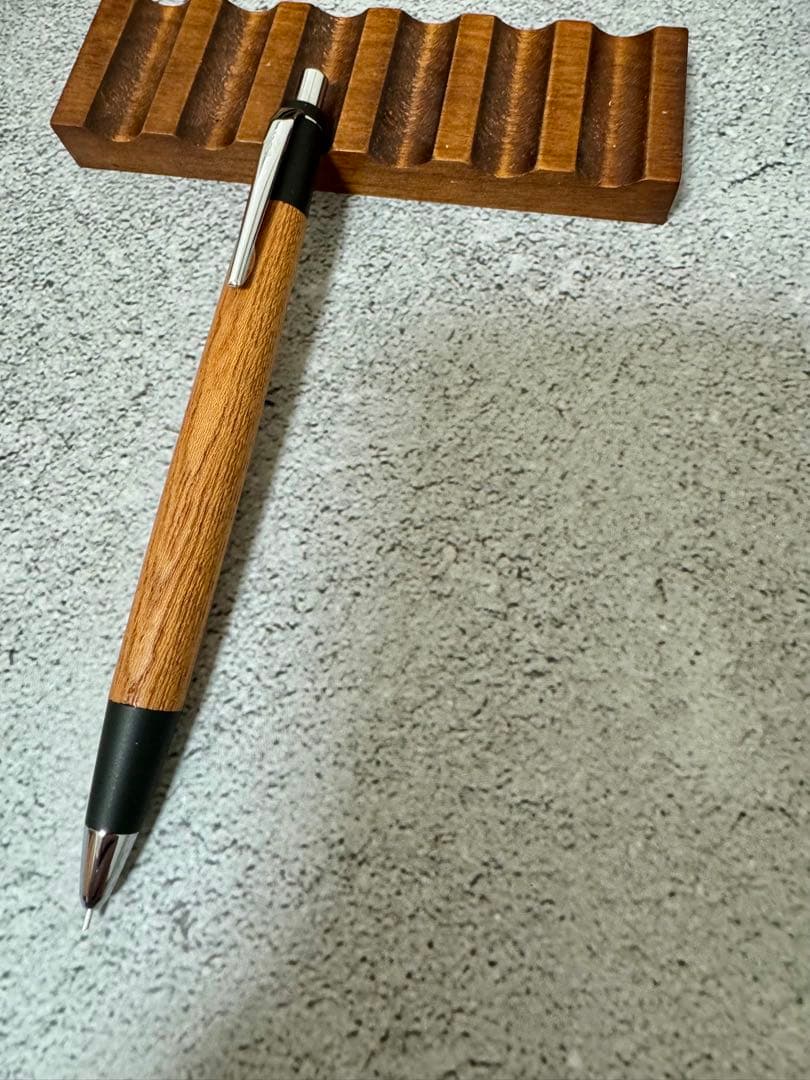 ☆野原工芸　欅　ケヤキ シャープペン 新型金具 ほぼ新品☆