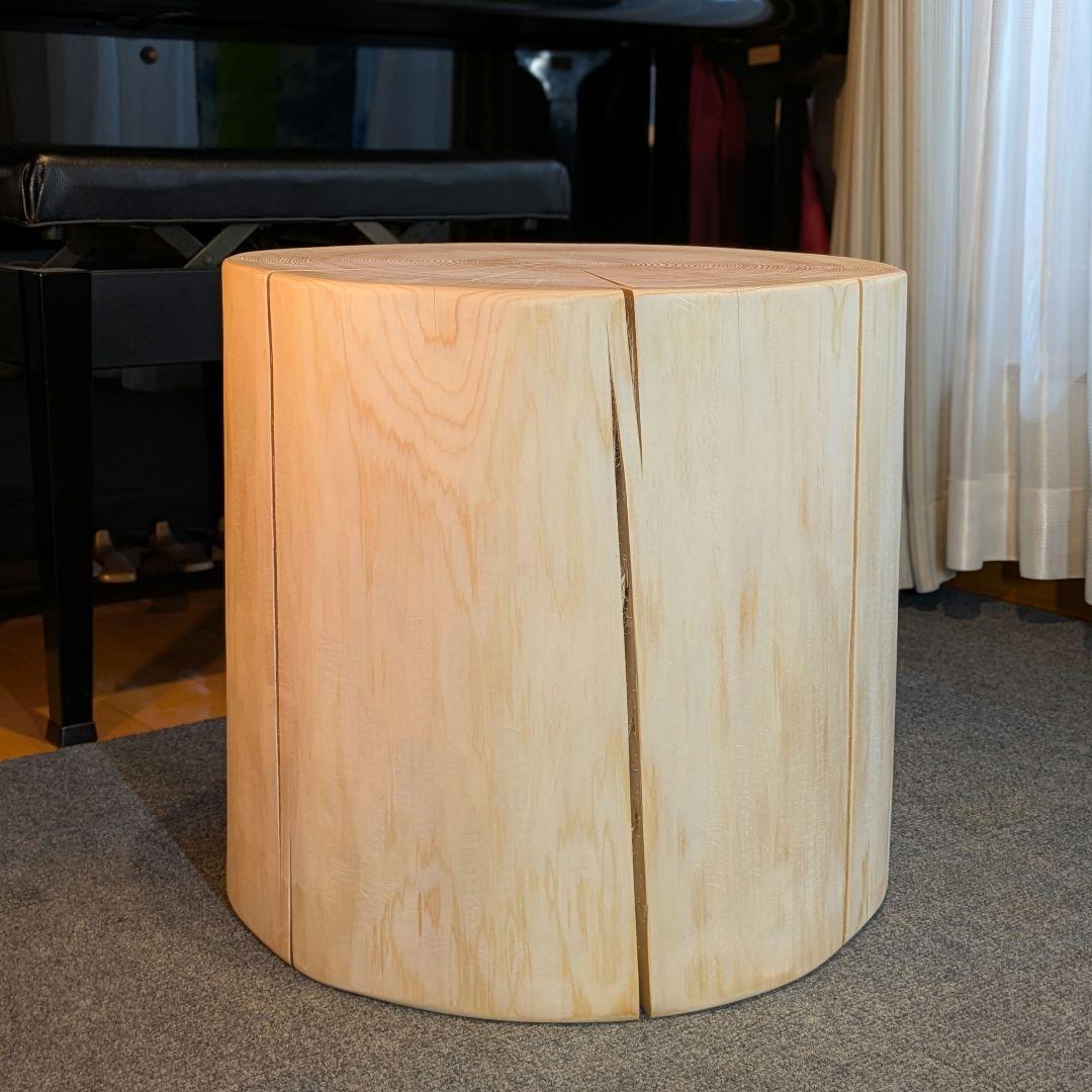 Borsalino　天然檜　特大　切り株　椅子　テーブル　高さ約43㎝