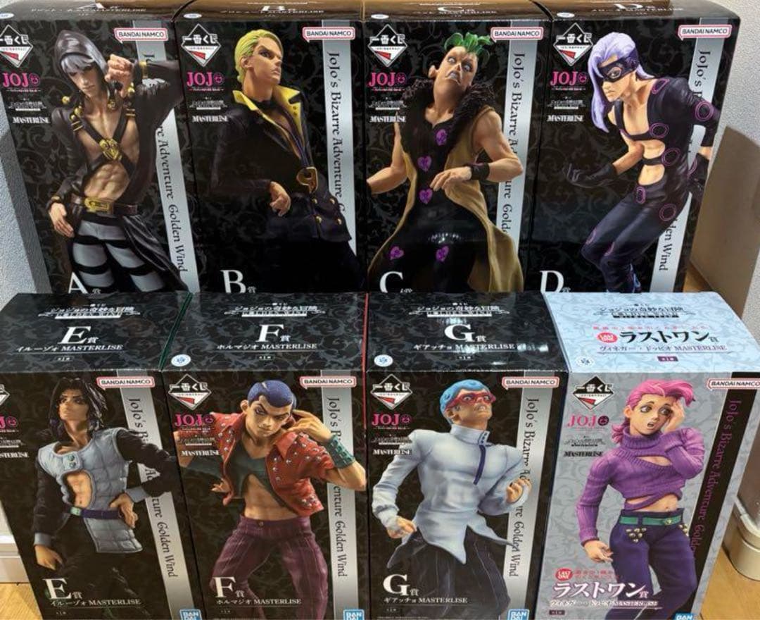 一番くじ ジョジョの奇妙な冒険 -HITMAN TEAMフィギュアコンプセット⭐︎