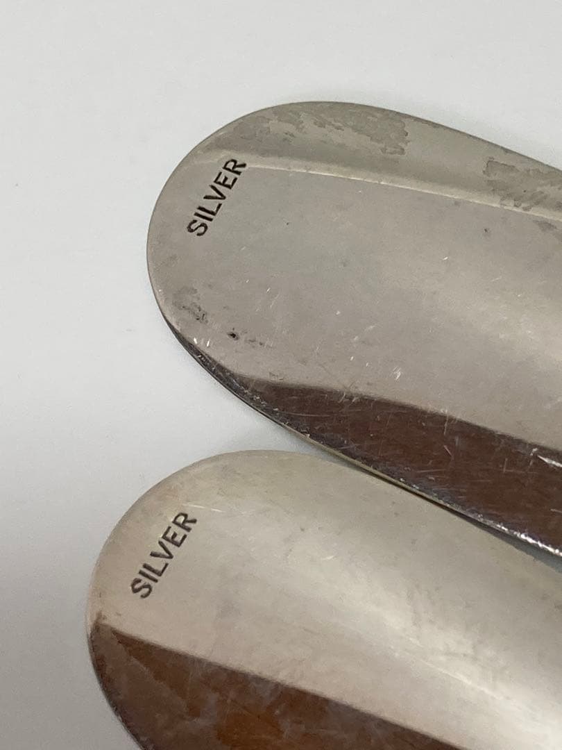 ゴルフ　グリーンフォーク SILVER 銀製　2枚　vintage