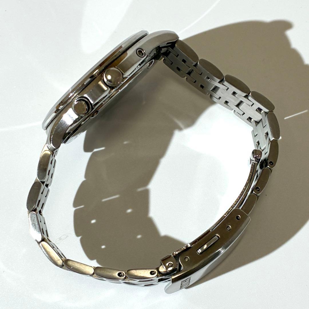 美品★ CITIZEN ECO-DRIVE ソーラー電波 腕時計 黒文字盤