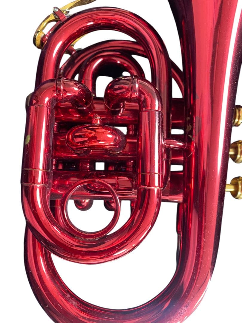 ジュピター　ポケットトランペット　レッド