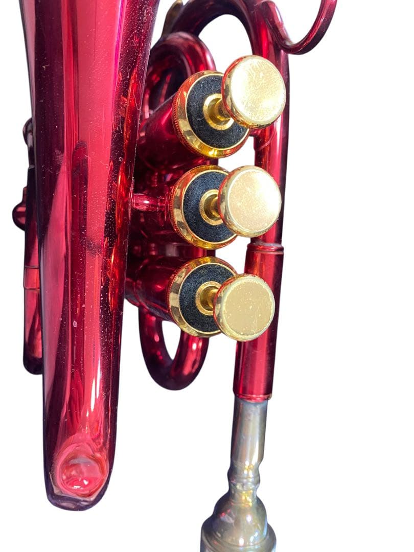 ジュピター　ポケットトランペット　レッド