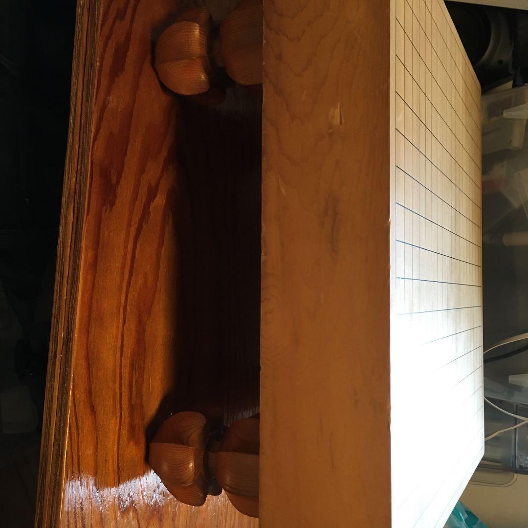 最終値下げ❗️碁盤　碁石のセット　カバー付き