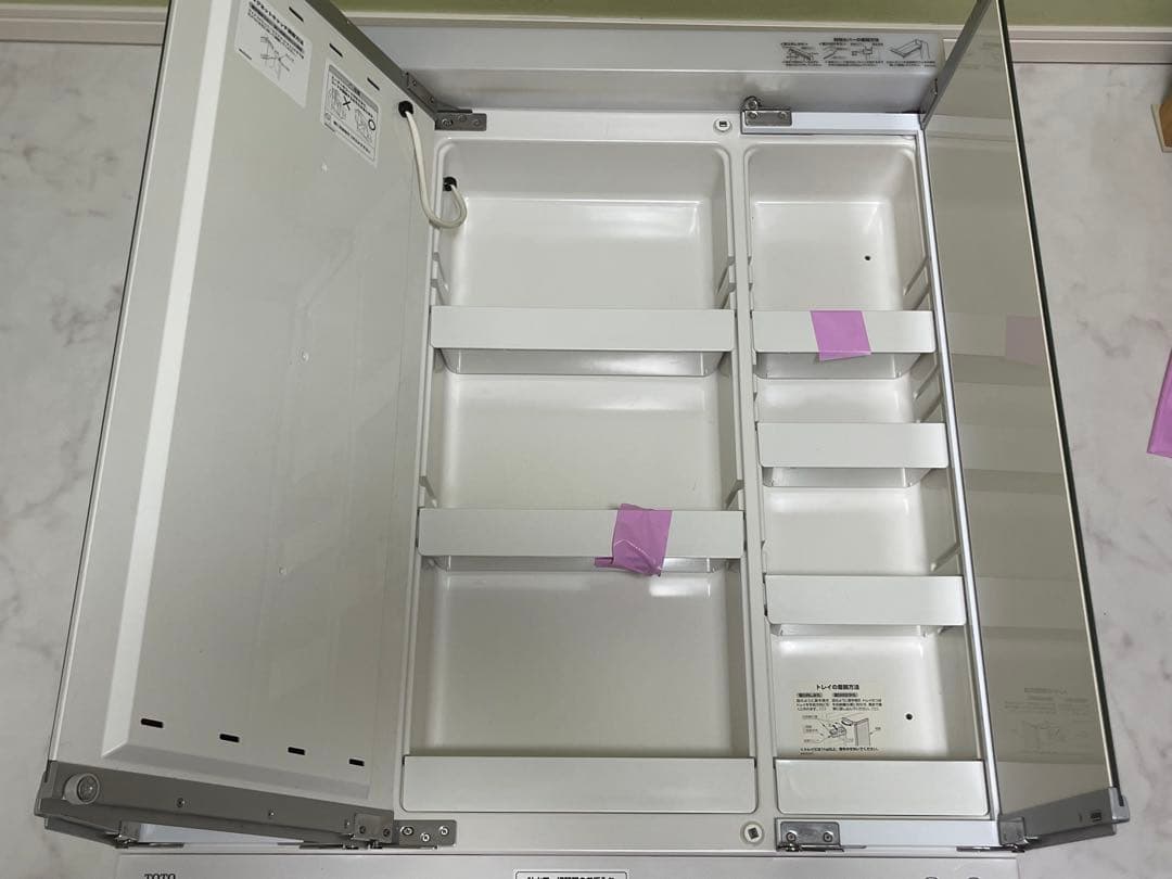 TOTO∥洗面台スウィング3面鏡TL486F2SB LTL486F2R 引取検定