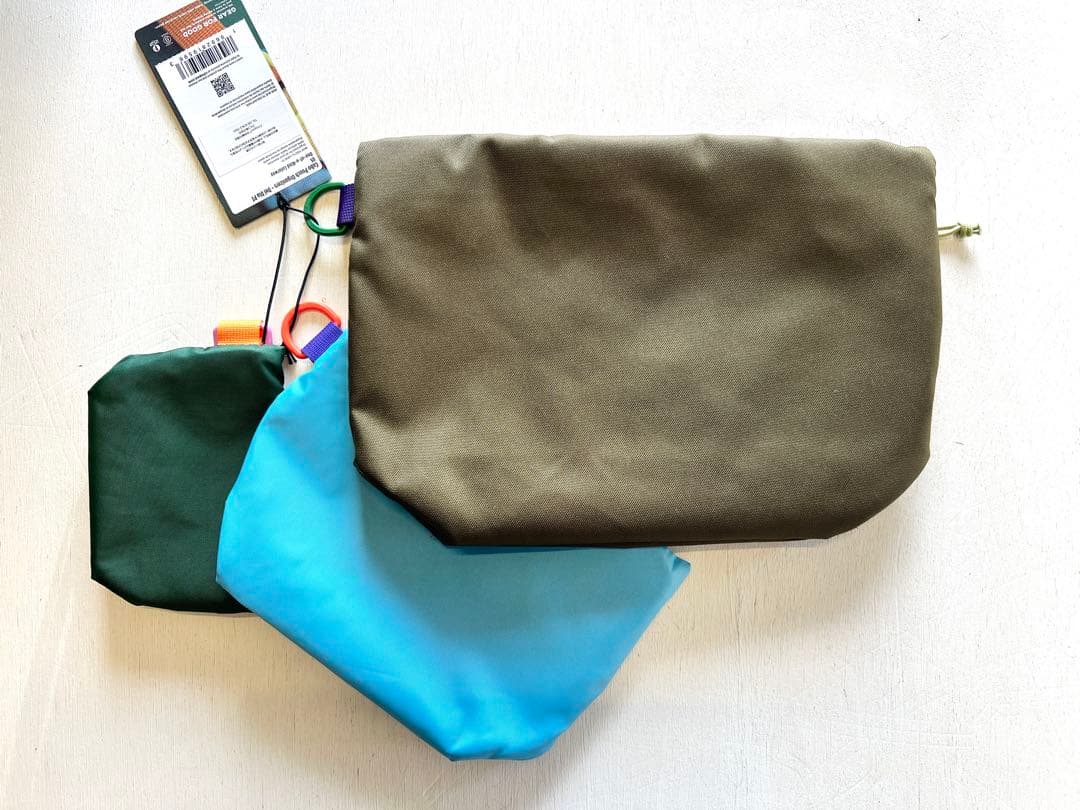 cotopaxiコトパクシナイロン製収納ポーチ3点セット トラベルに