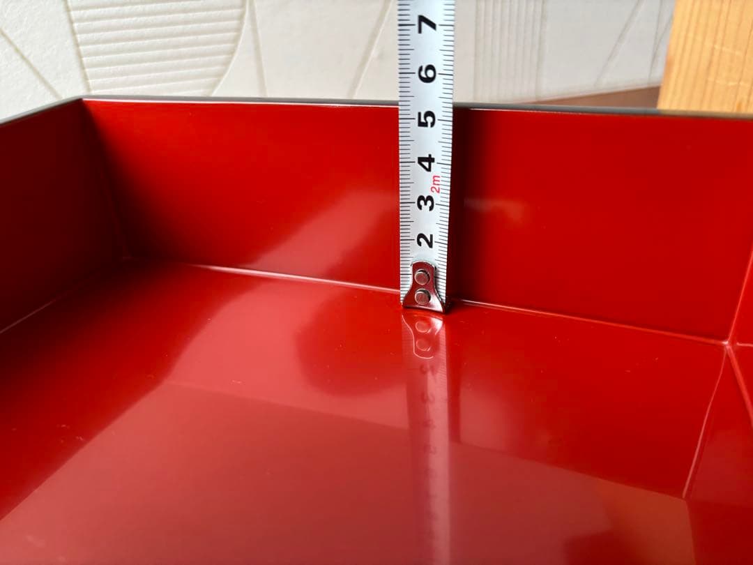 輪島塗　三段重　沈金　寿松　天然木　うるし塗装