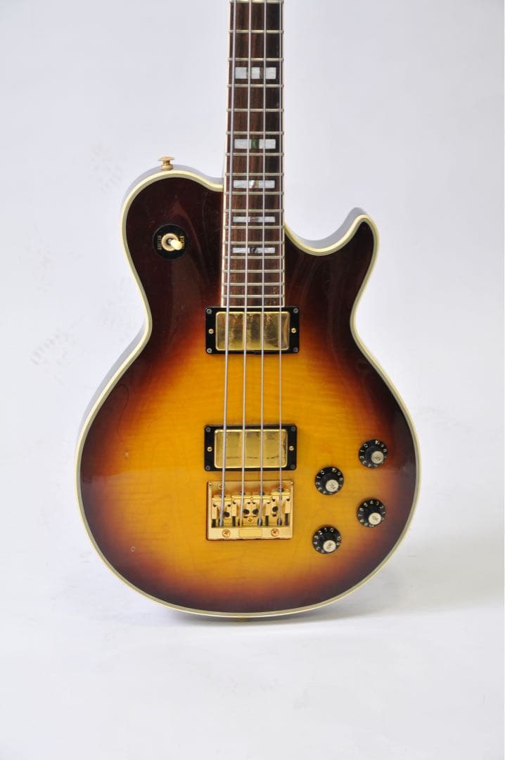 エレキベース サンバースト レスポールスタイル