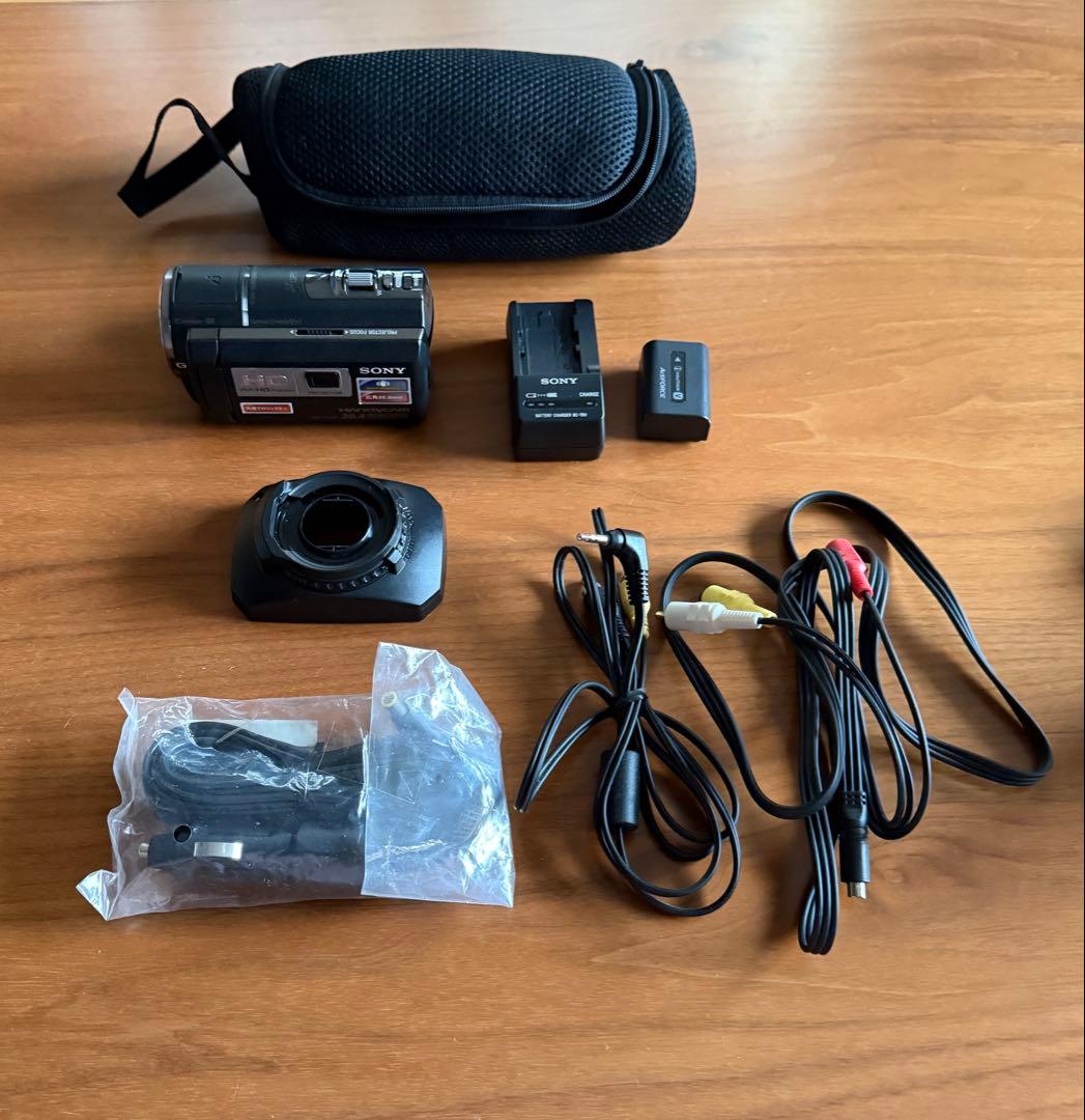SONY HDR-PJ590V ビデオカメラ ※説明書・リモコン・箱無し