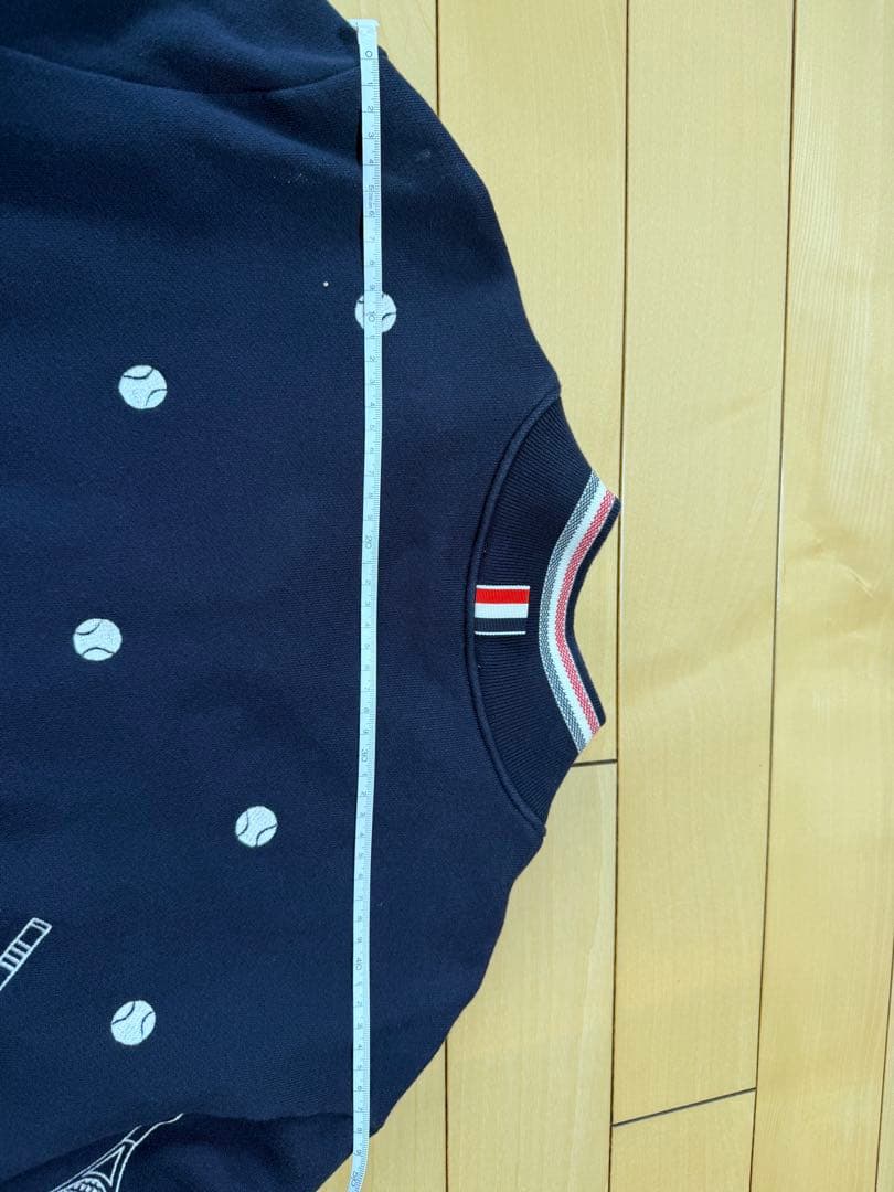 Thom browneテニスラケットプリントジャケット