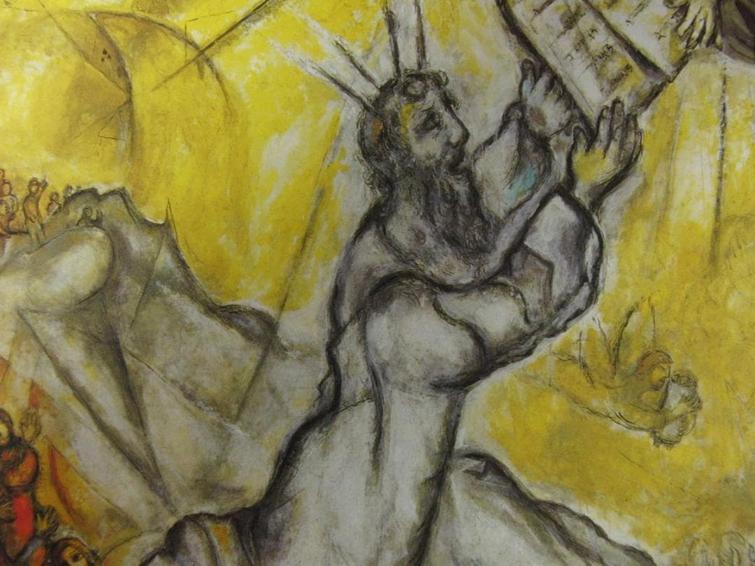 マルク・シャガール、Moise recevant les Tables de