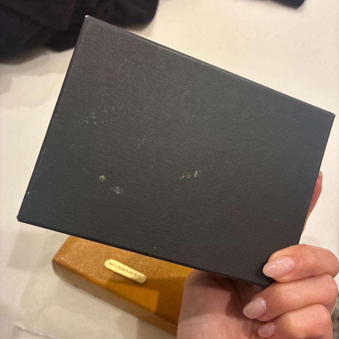 新品未使用　バーバリー　ノバチェック　二つ折り財布　がま口　レザー　黄色