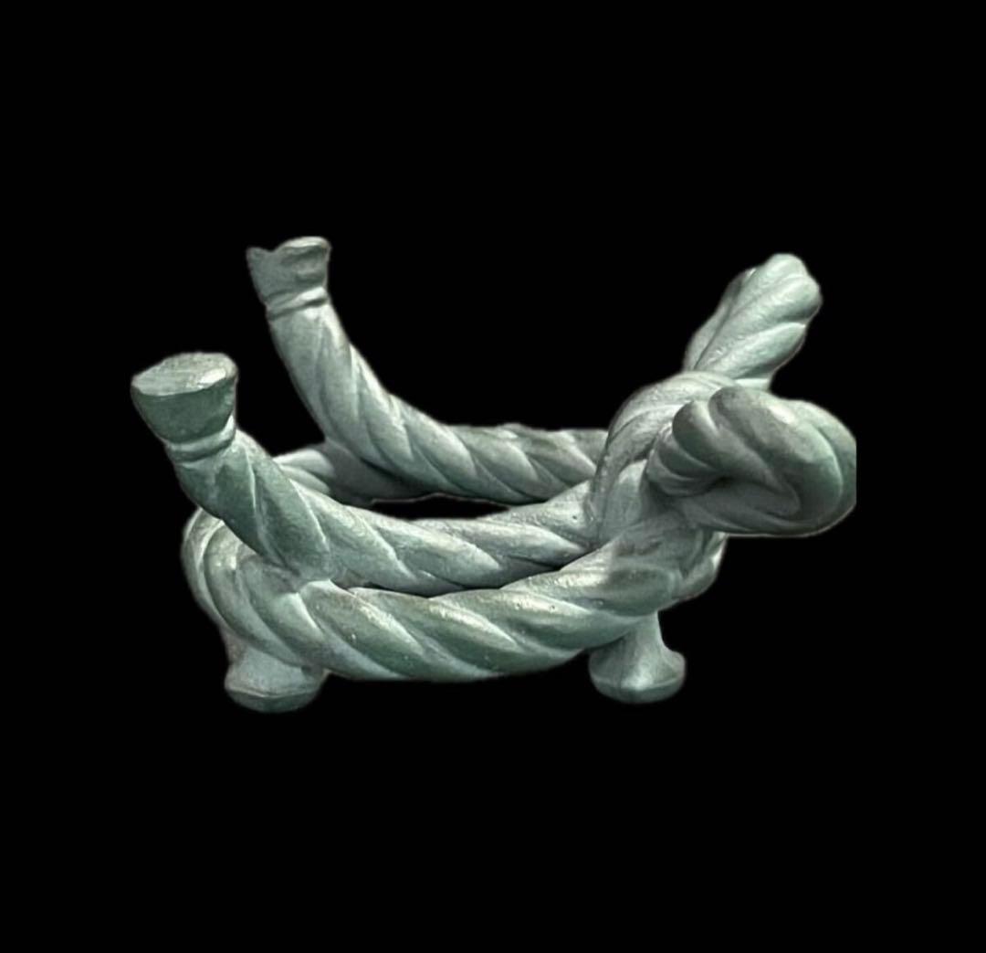 割引❣️「祖」籔内佐斗司 「縁」 蓋置 栞 共箱 ブロンズ 茶道具 （虎）