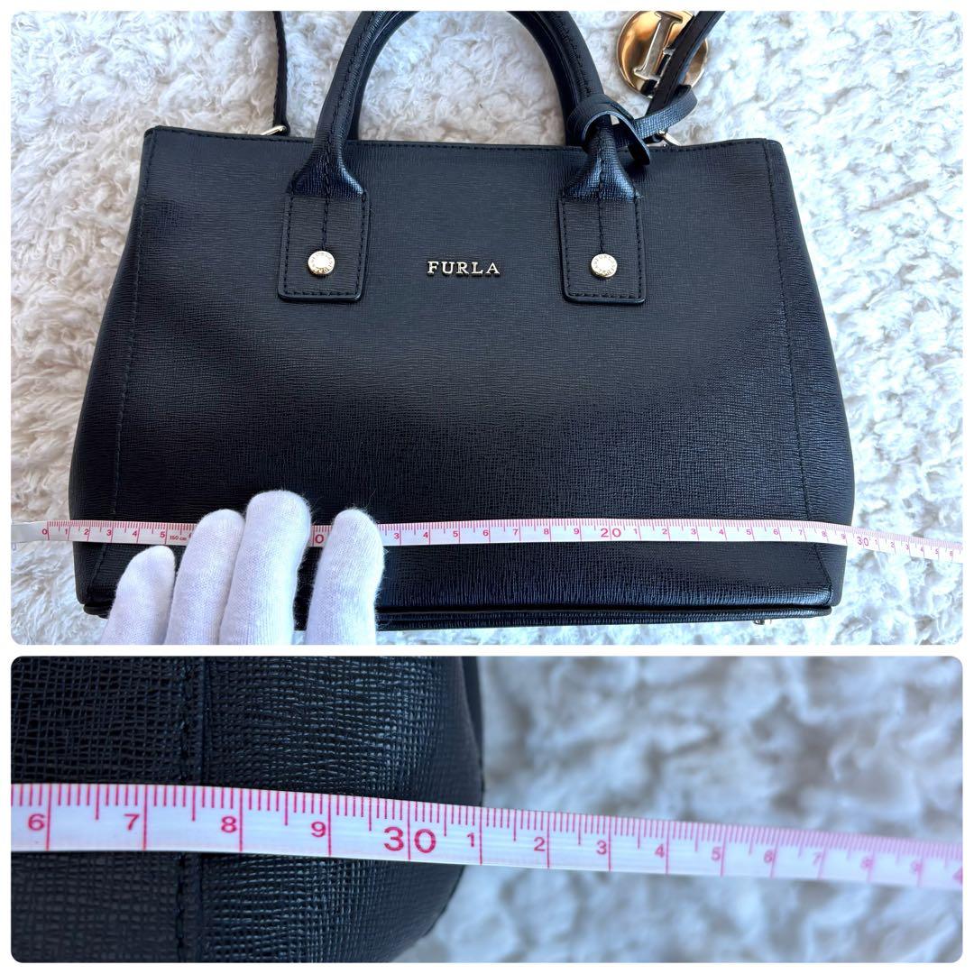 美品【FURLA フルラ】ハンドバッグ ショルダーバッグ 2wayバッグ レザー