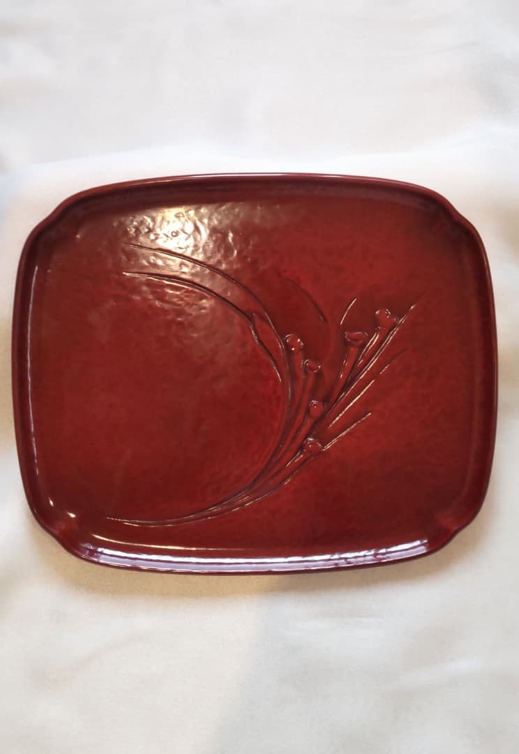 鎌倉彫　後藤会　盆