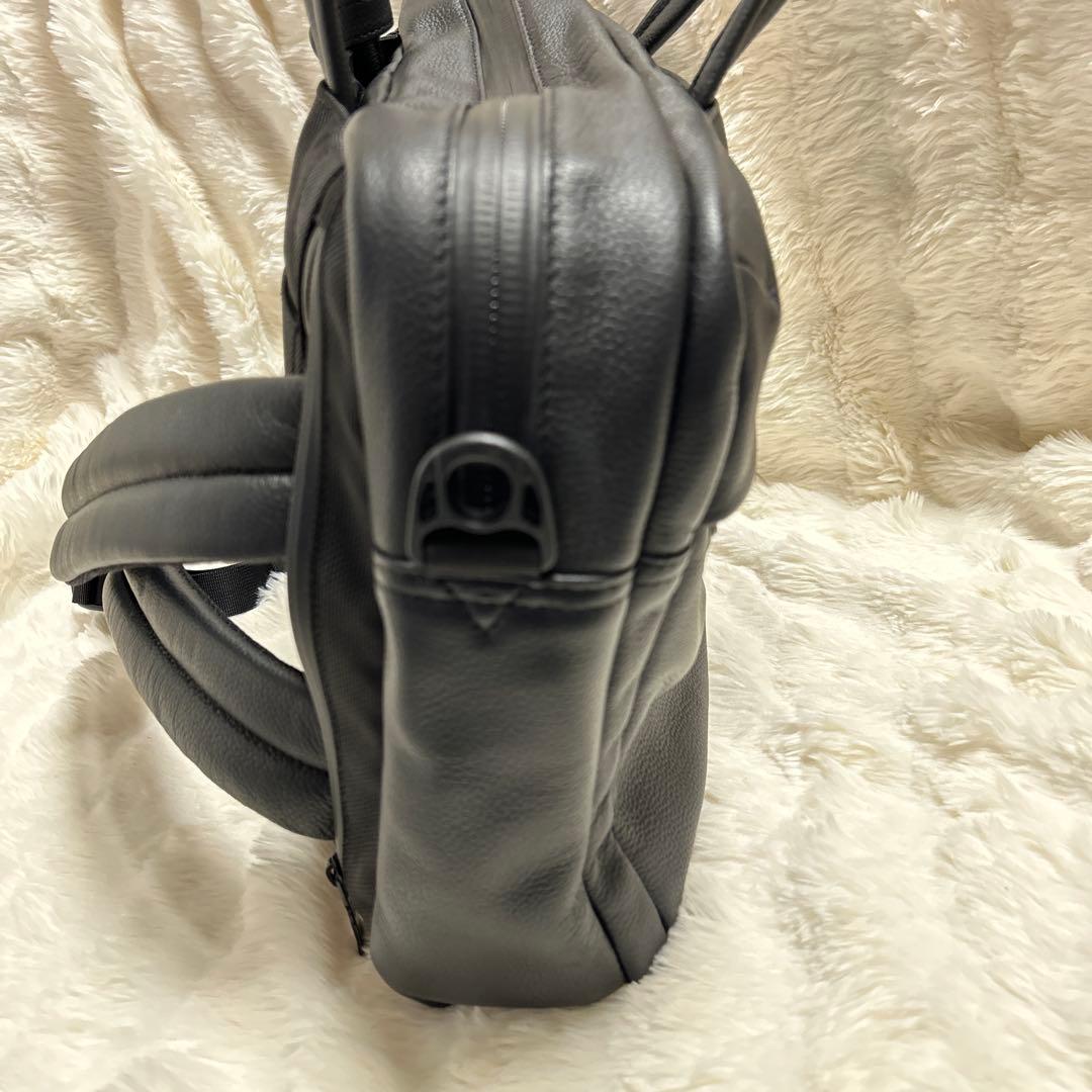 【美品】BROSKI AND SUPPLY／3way ビジネスバッグ／レザー