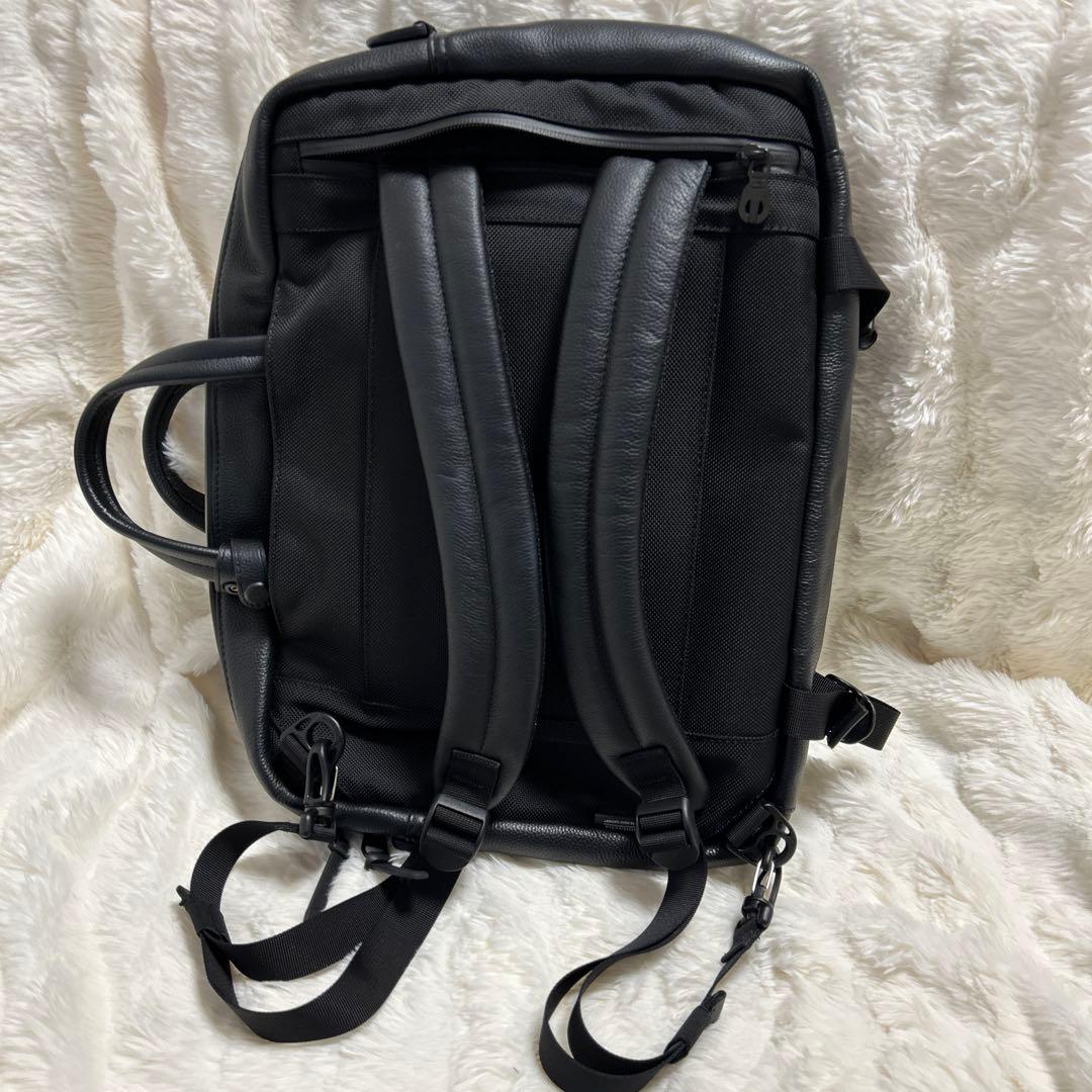 【美品】BROSKI AND SUPPLY／3way ビジネスバッグ／レザー