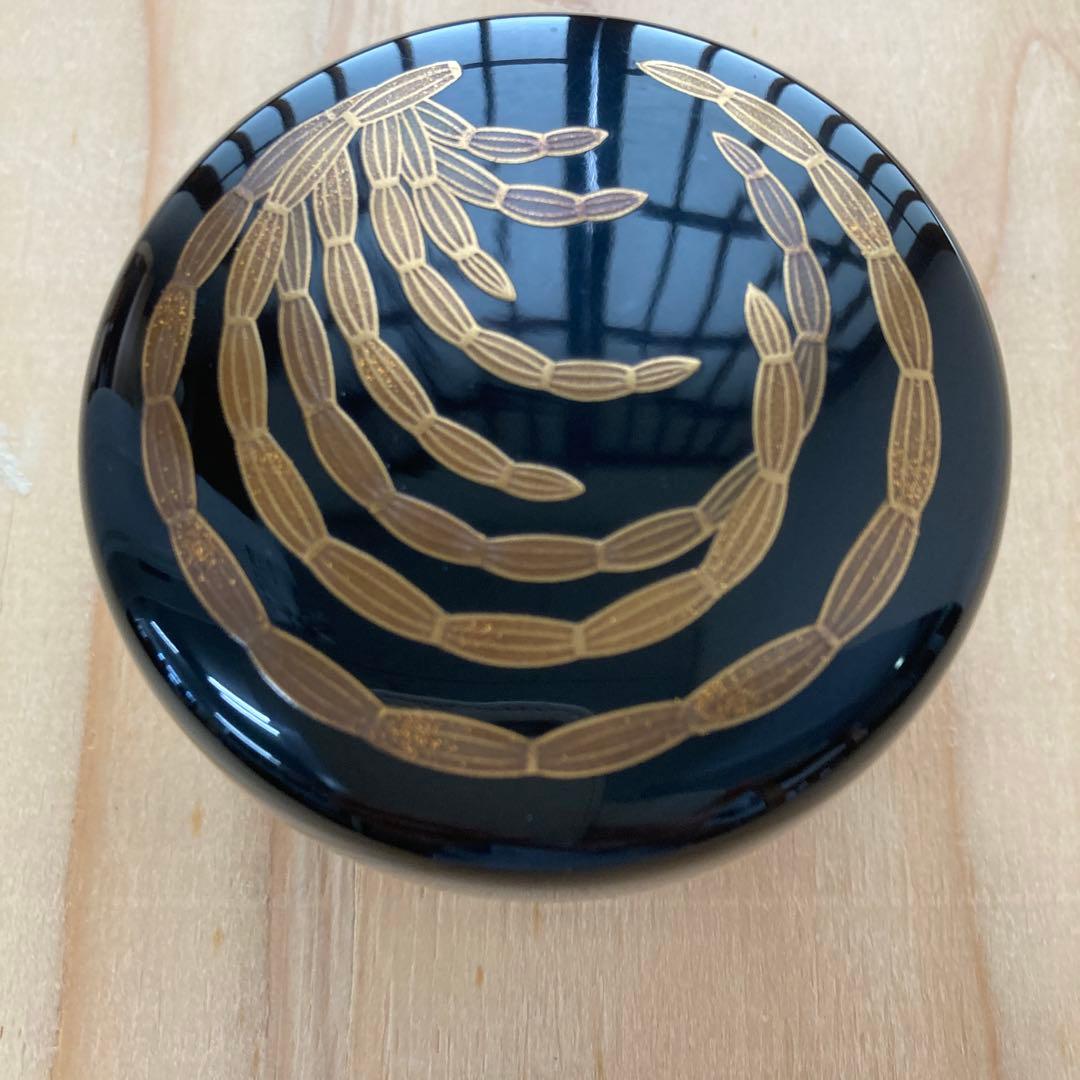 茶道具　木賊丸蒔絵平棗　川瀬表完　造　　葆光斎書付　共箱　S31HN