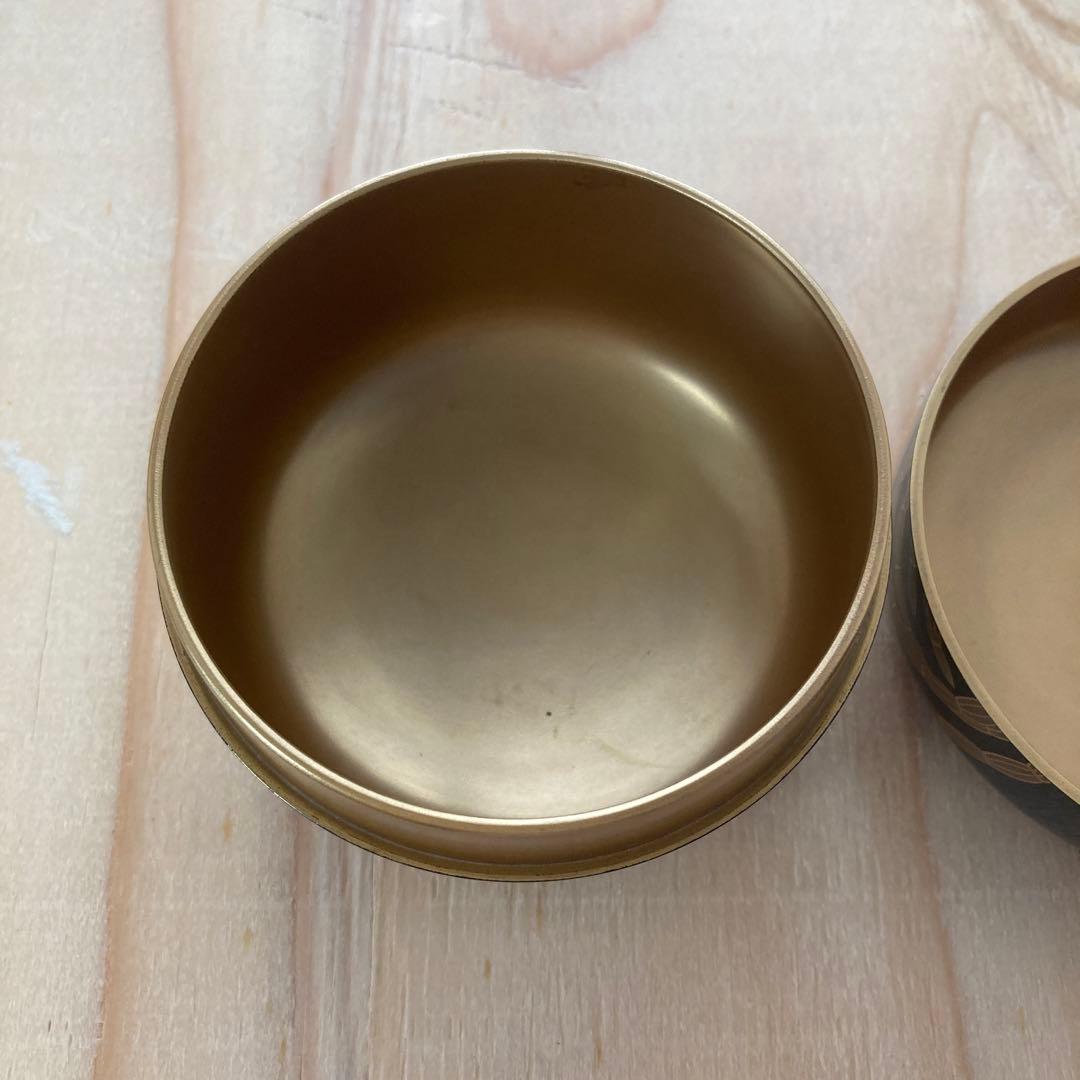 茶道具　木賊丸蒔絵平棗　川瀬表完　造　　葆光斎書付　共箱　S31HN