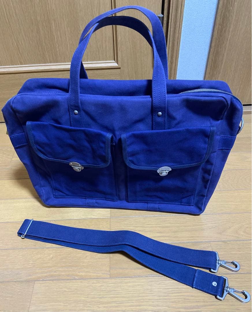 信三郎帆布　ビジネスバッグ　ボストンバッグ　ショルダーベルト