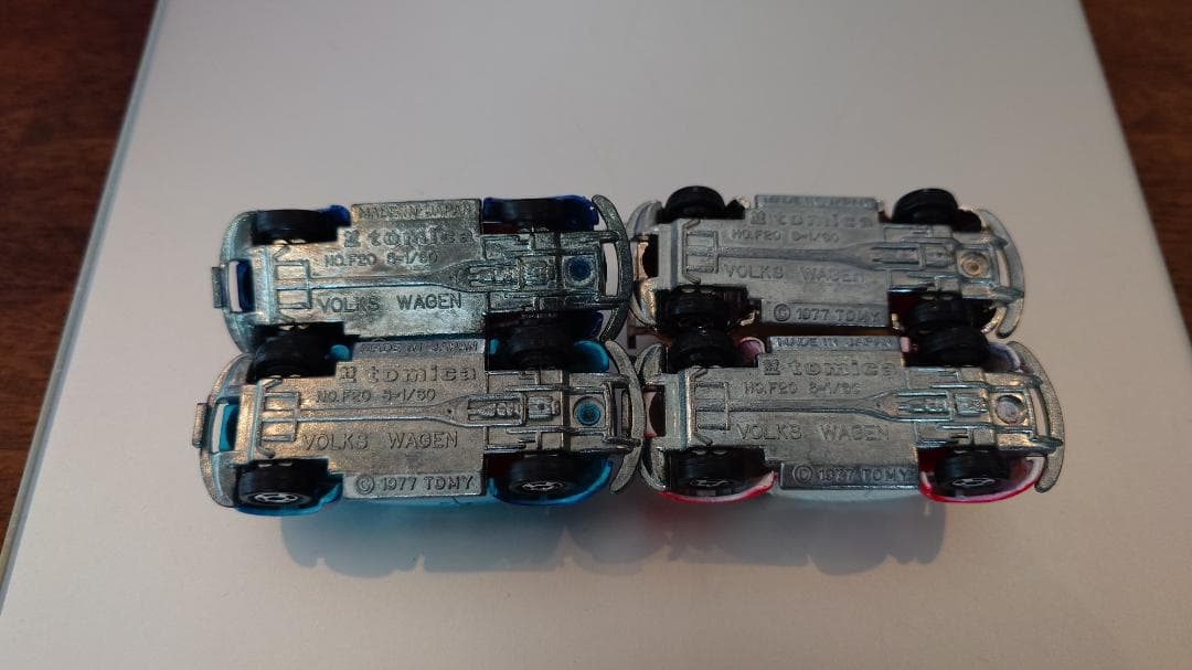 【日本製 トミカ】フォルクスワーゲン4台（No.F20）
