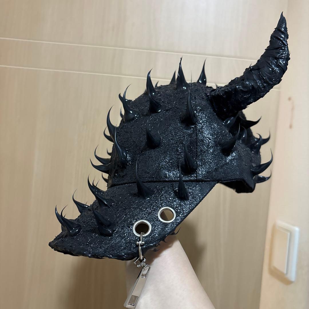 【UNIZ】Demon Venom Cap /【ユニズ】ツノ付きデニムキャップ