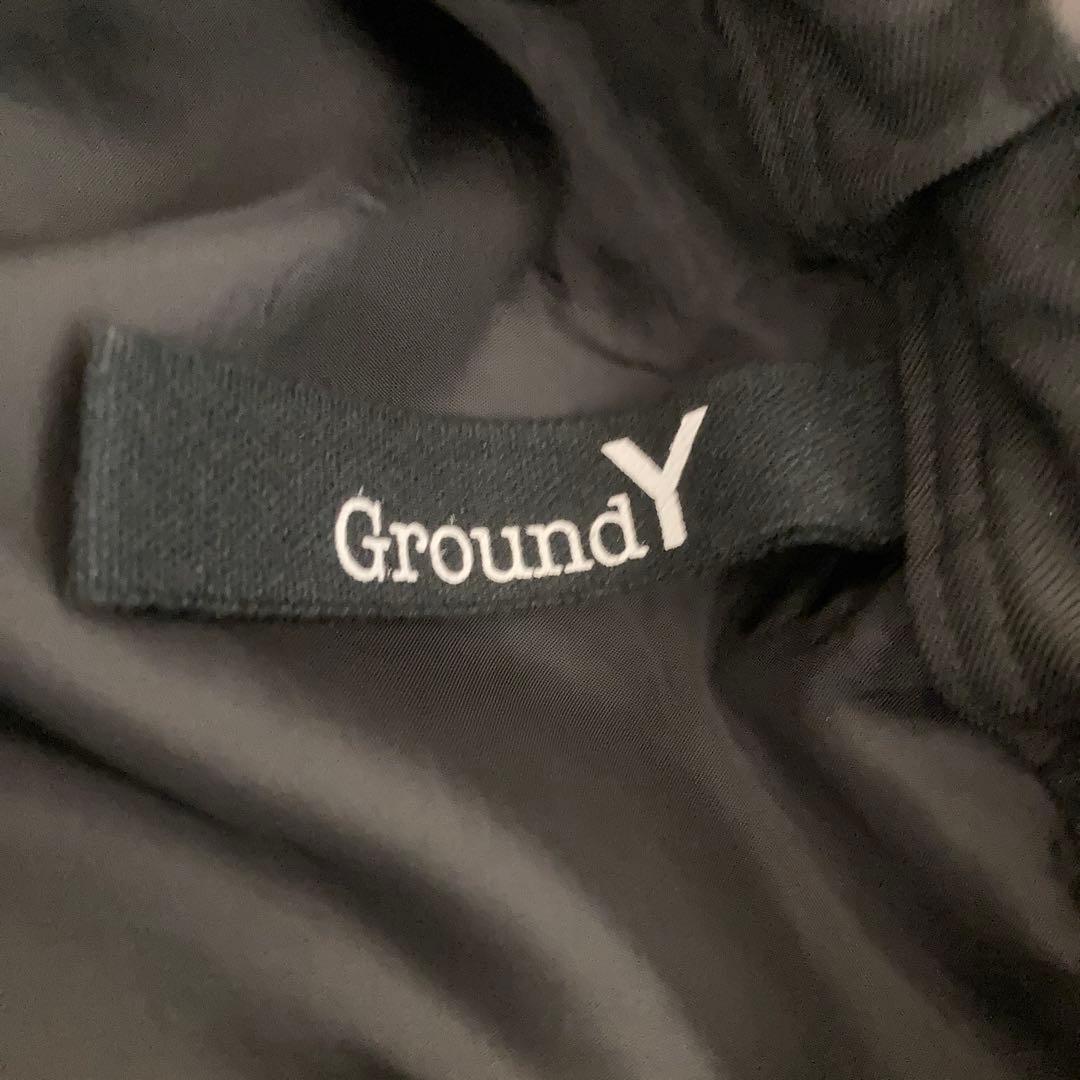groundYギャバジンサスペンダークロップドパンツyohji yamamoto