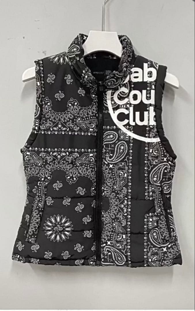 未使用FR2 golf ペイズリー柄　ダウンベスト　S