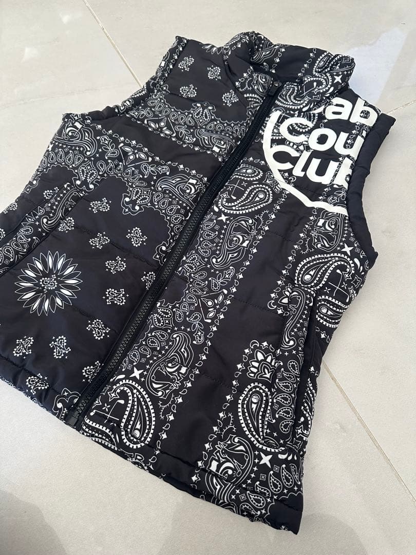 未使用FR2 golf ペイズリー柄　ダウンベスト　S