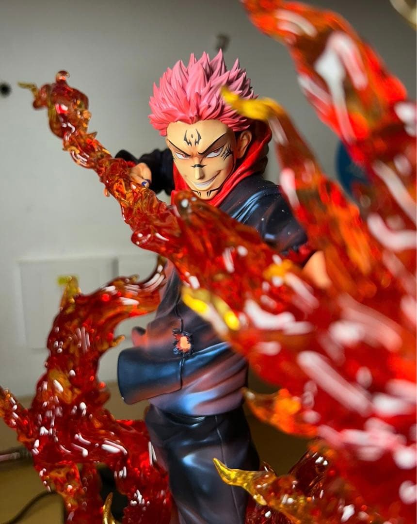 呪術廻戦 両面宿儺 透明版 発光可 フィギュア ガレージキット