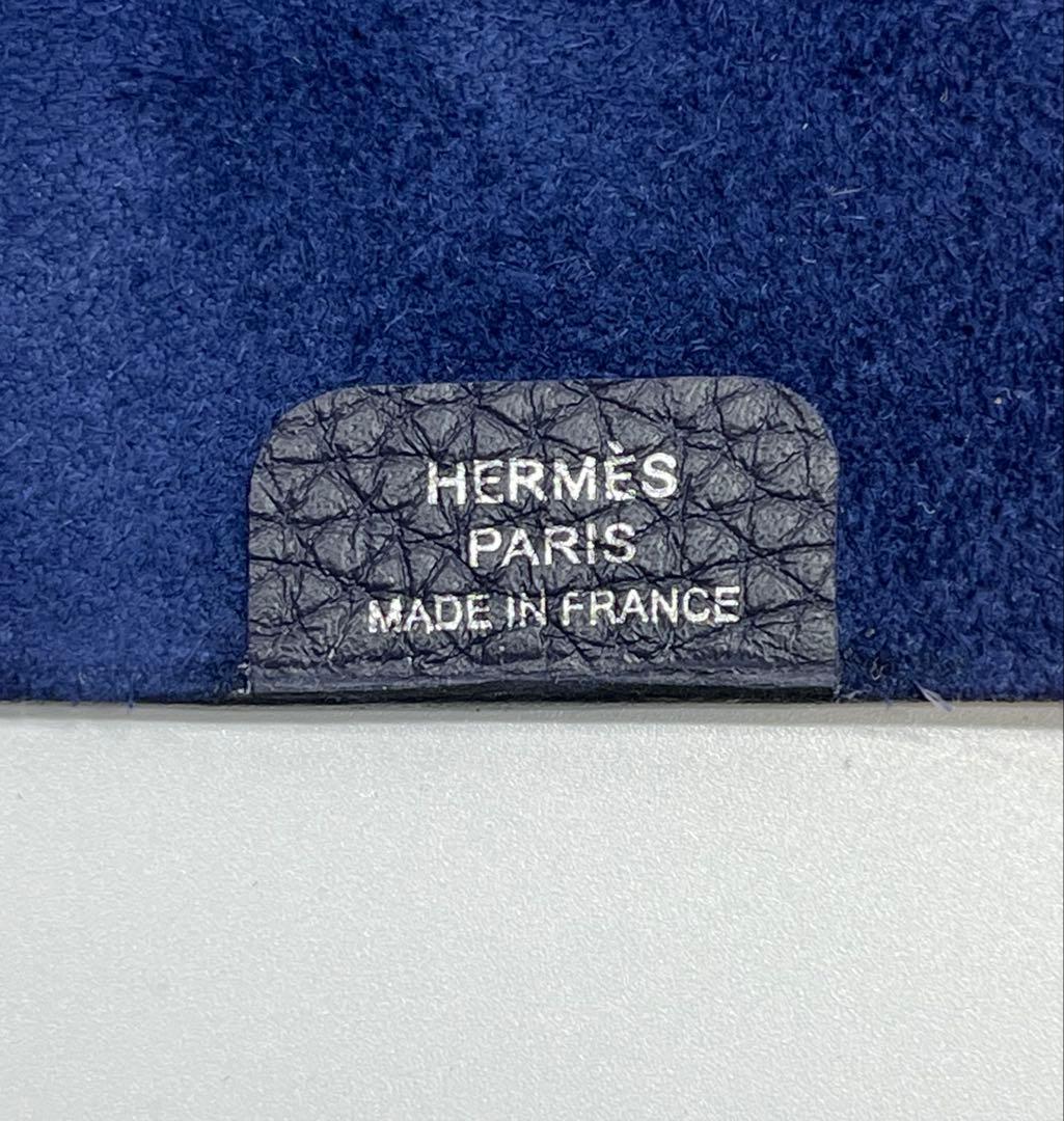 HERMESエルメス ユリス PM ダークブルー手帳【未使用品】