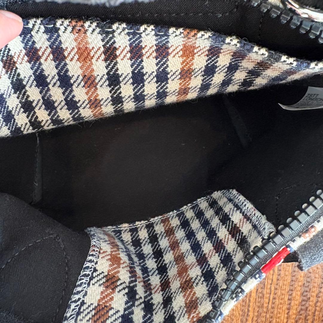 Longchamp ハンドバッグ　ショルダーバッグ　千鳥格子　マルチカラー　XS