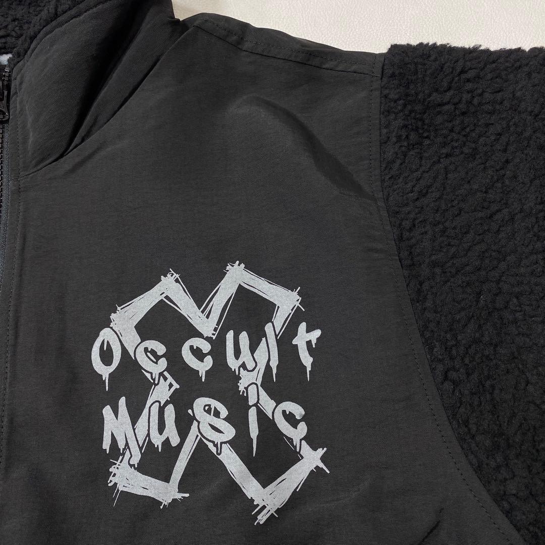 未使用 DEZERT OCCULT MUSIC フリース ボアジャケット 黒