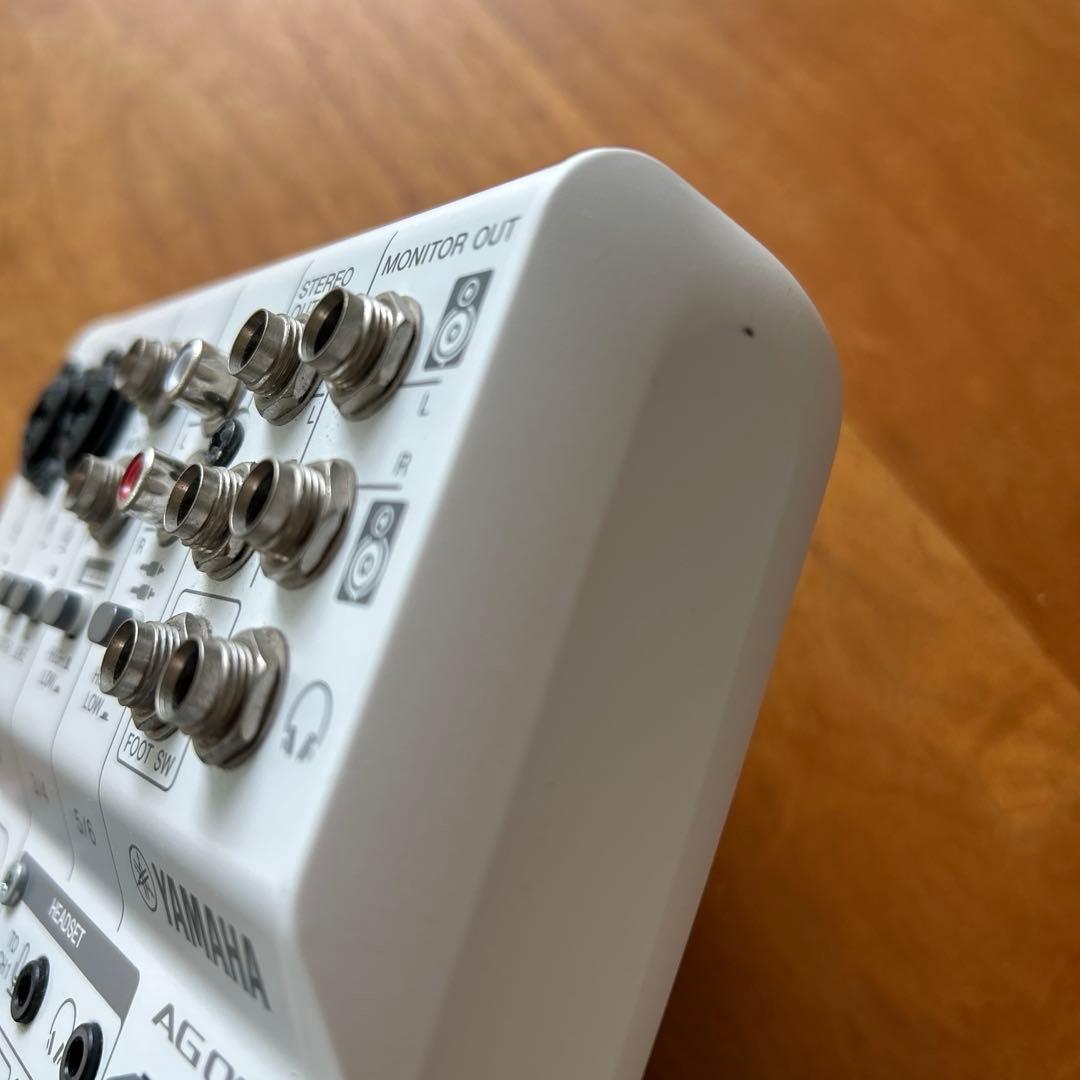 YAMAHA オーディオインターフェイス　AG06MK2 W