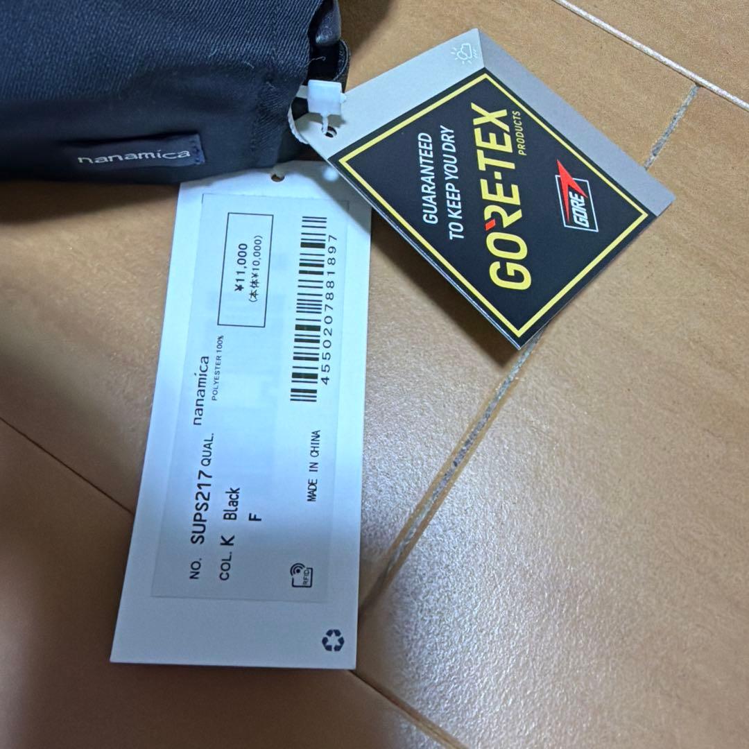 nanamica GORE-TEX ブラックキャップ