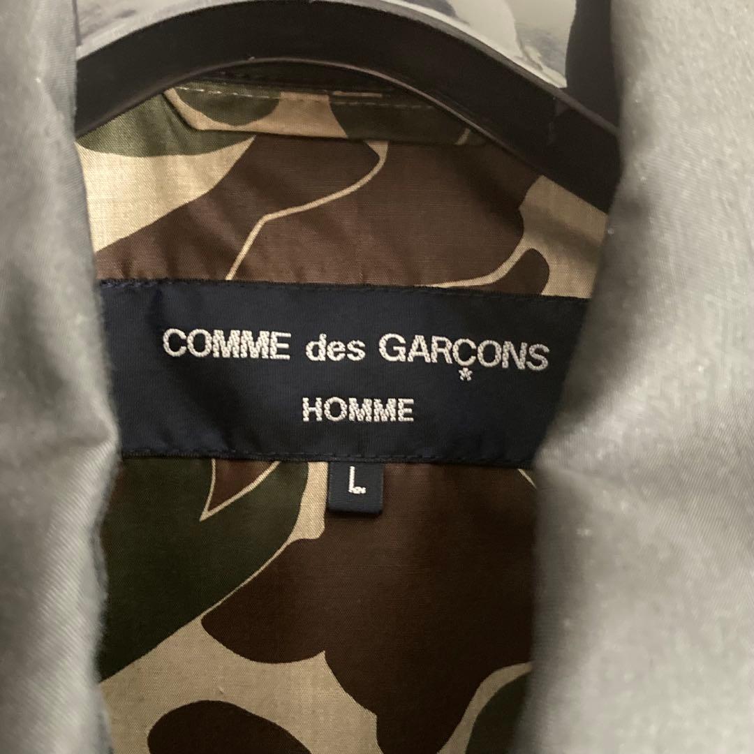 【極美品】コムデギャルソンオム 迷彩裏地 ブルゾン L AD2022 黒