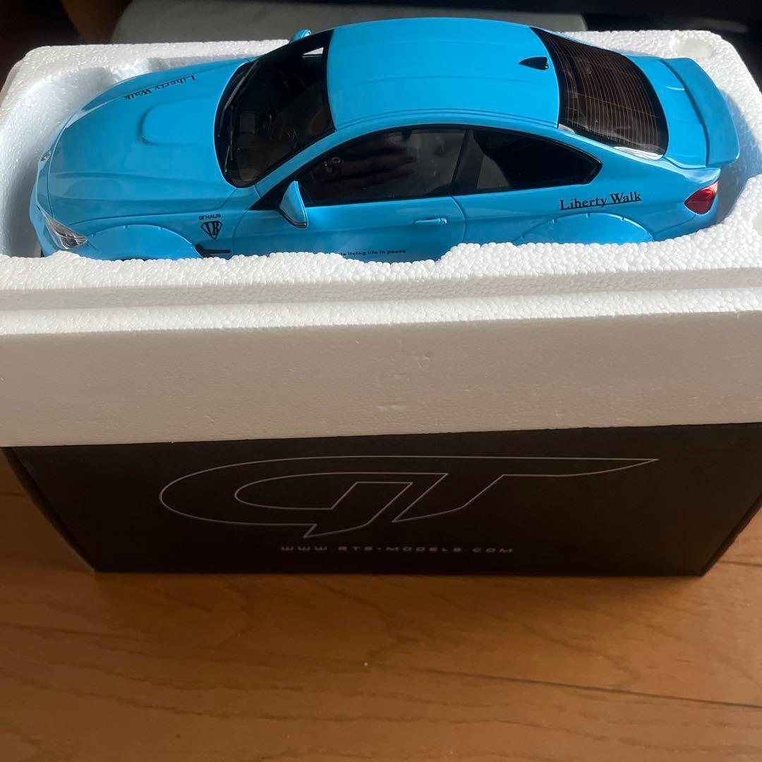 Liberty Walk GT SPIRIT M3ミニカー ライトブルー