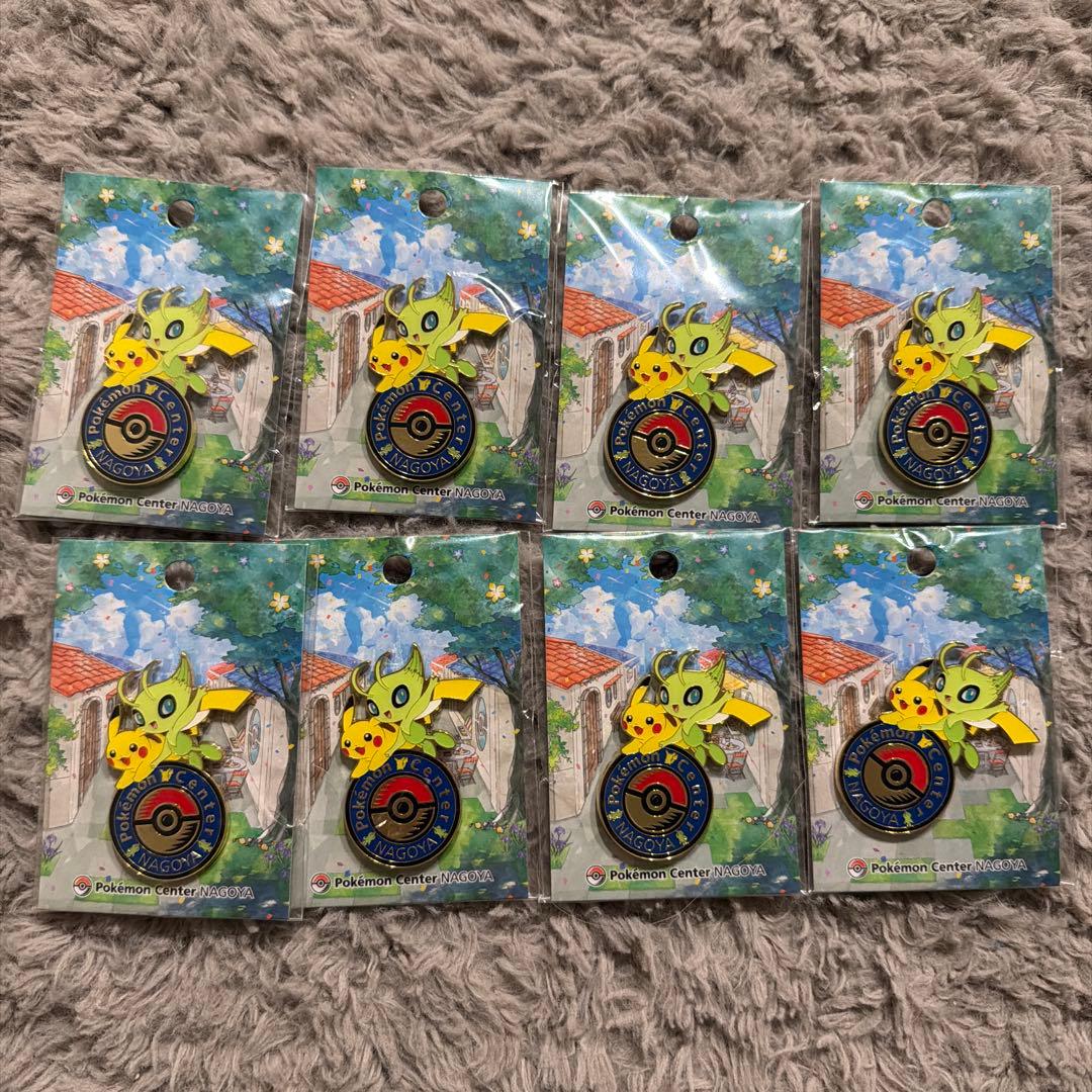 ポケモンセンターナゴヤ　ロゴピンズ8個セット　セレビィ