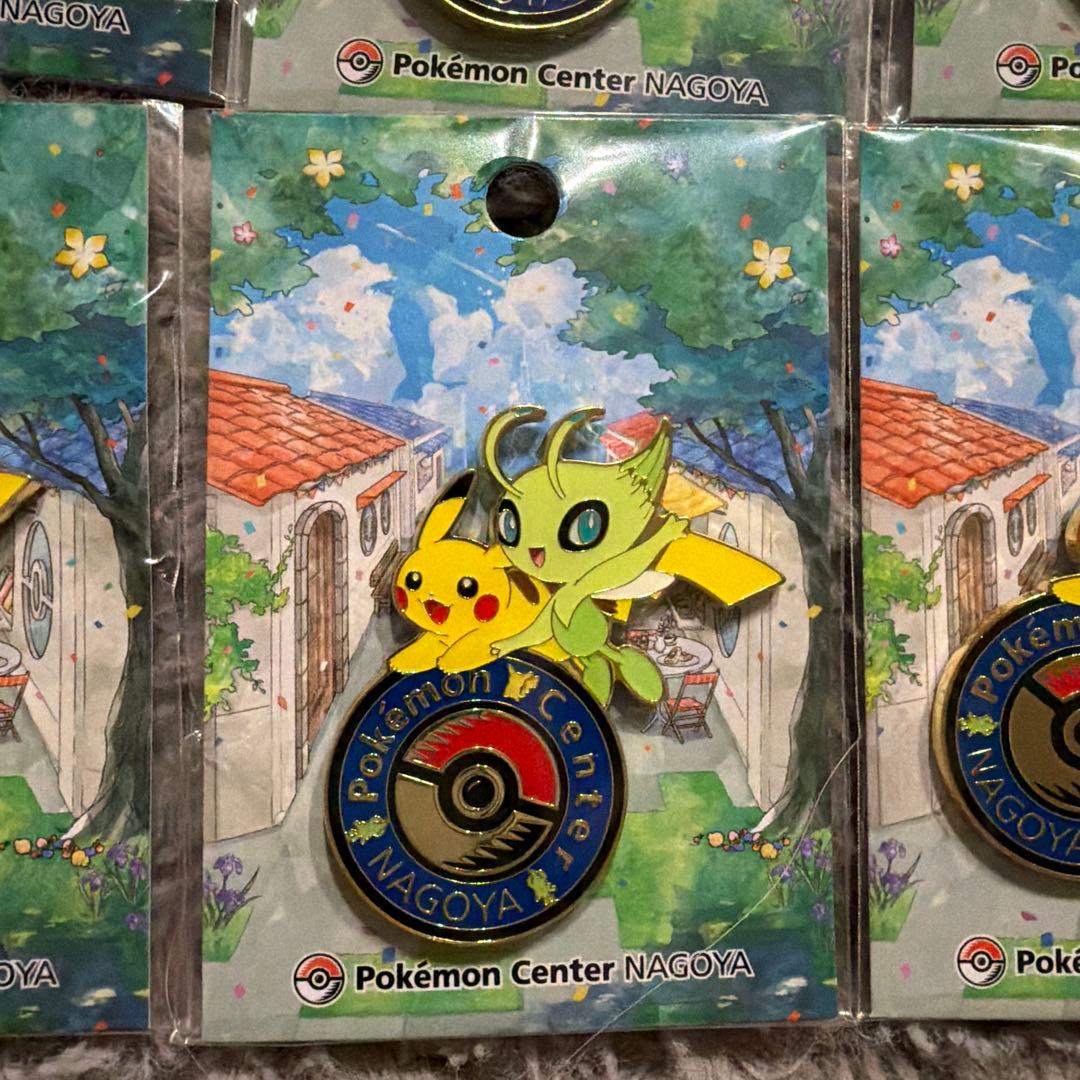 ポケモンセンターナゴヤ　ロゴピンズ8個セット　セレビィ