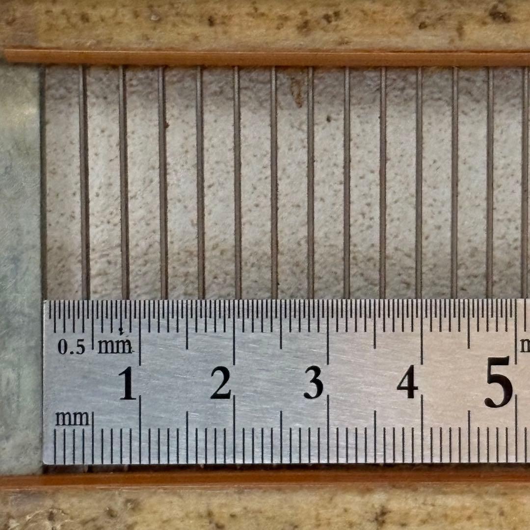 ステンレス筬　４枚セット　久保紬織機具製作所　機織り　筬