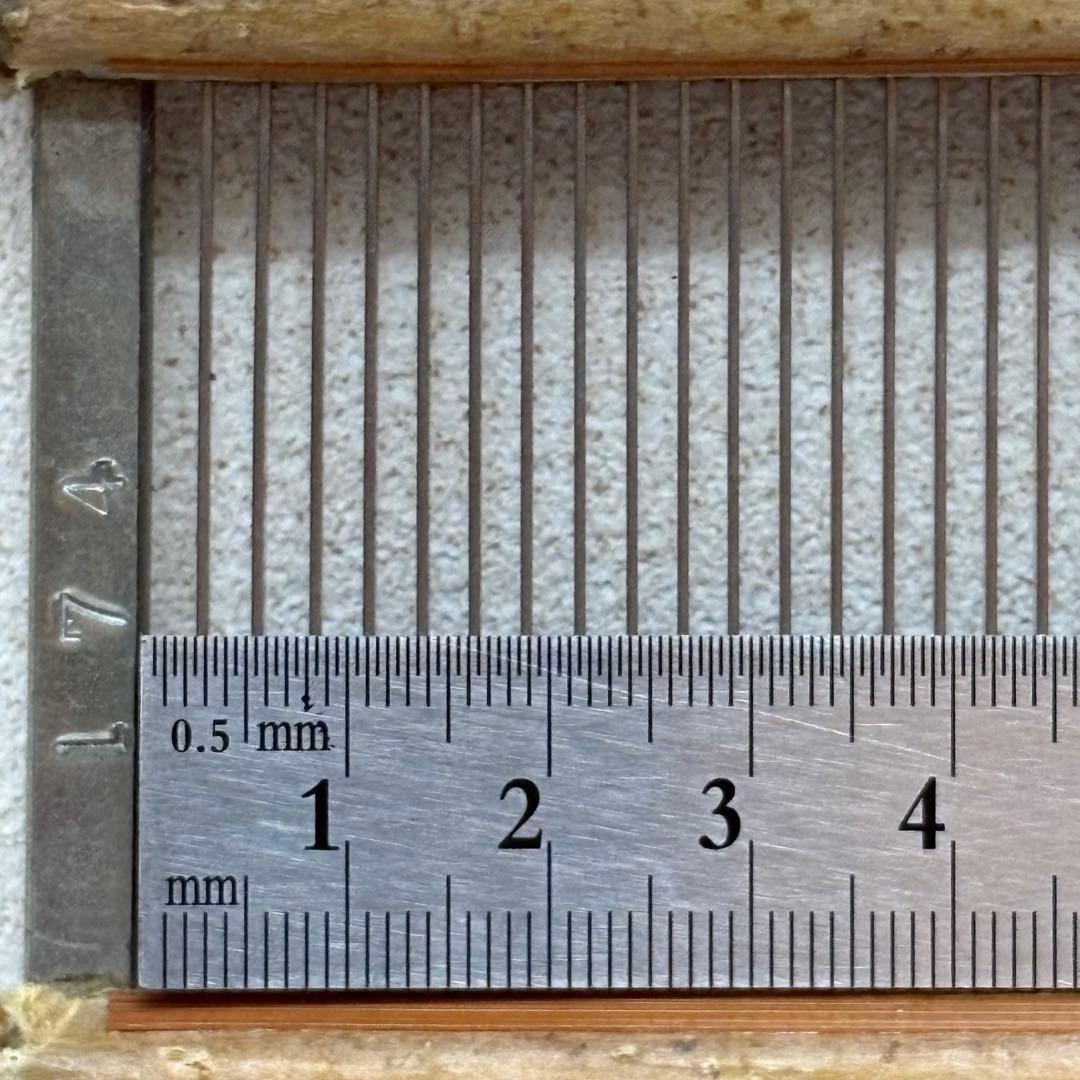 ステンレス筬　４枚セット　久保紬織機具製作所　機織り　筬