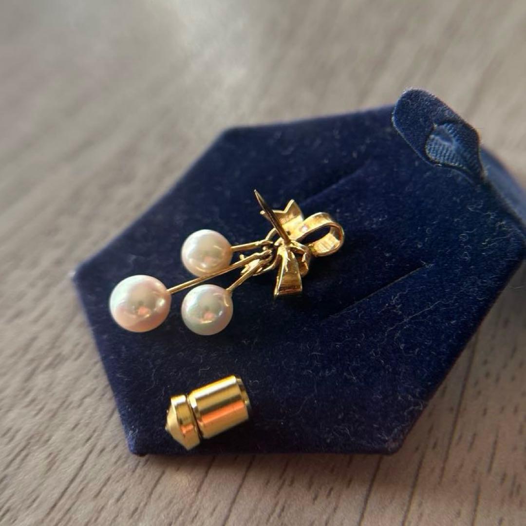 【真由美】※他の方は購入しないでください！　18金リボンブローチ