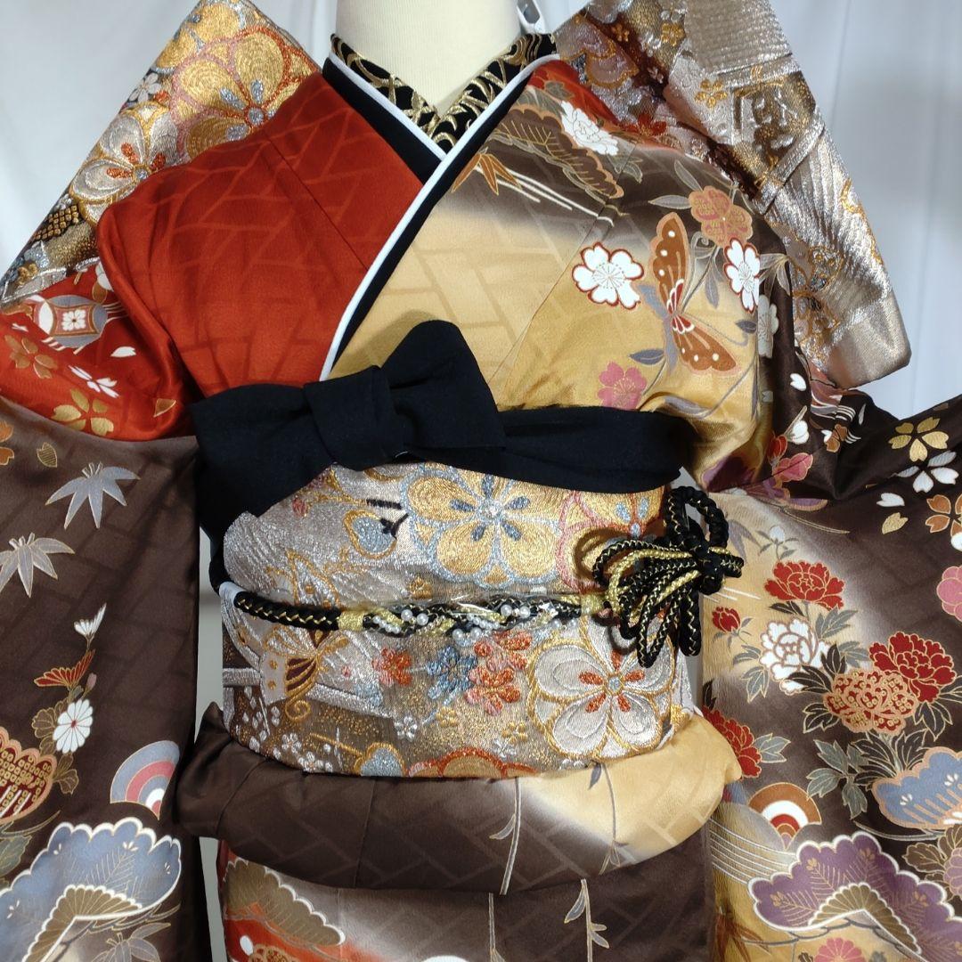 Q　着物　振袖フルセット　振袖　金彩　成人式　卒業式