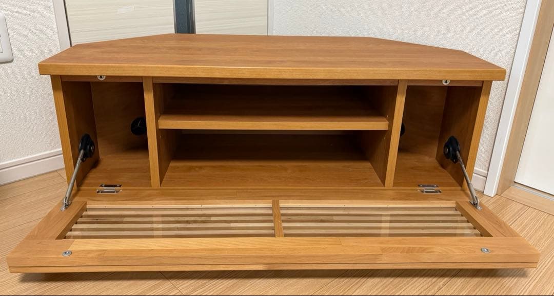 【送料込み】コーナーテレビ台　横100×奥行42×高さ38