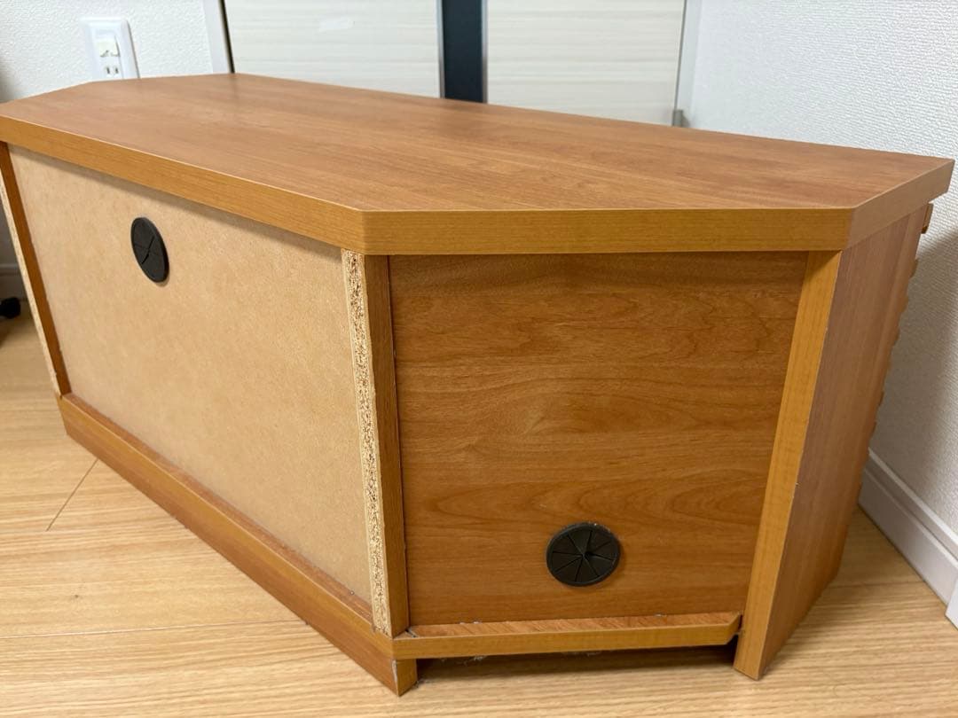 【送料込み】コーナーテレビ台　横100×奥行42×高さ38