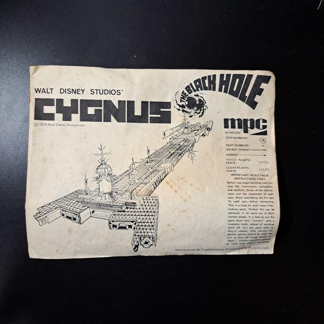 模型製作用品 THE BLACK HOLE CYGNUS WALT DISNEY STUDIO