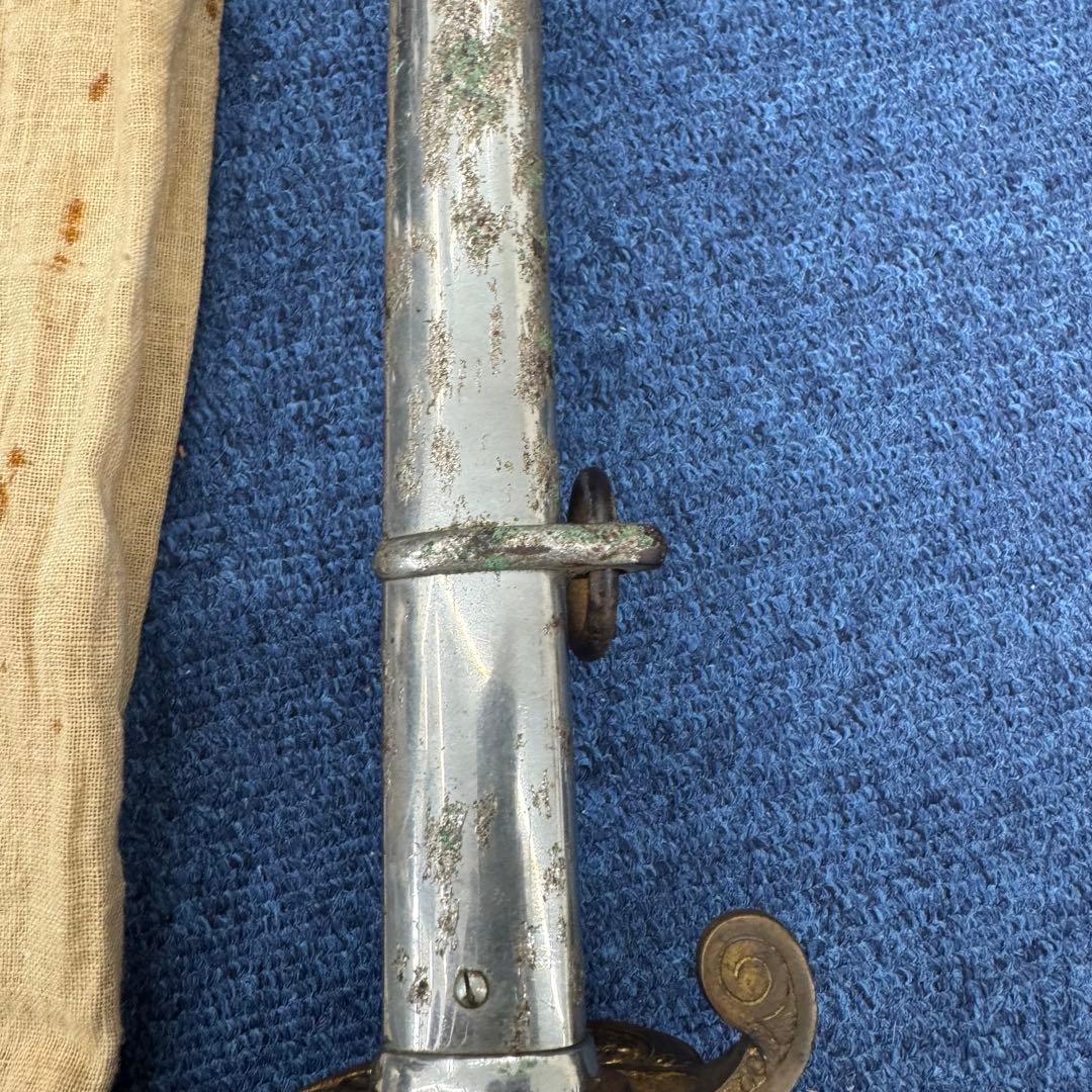 大日本帝国 日本軍 陸軍 尉官用 指揮刀 サーベル 一環吊 軍刀
