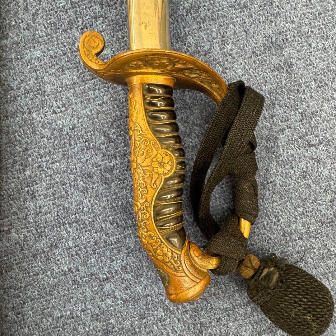 大日本帝国 日本軍 陸軍 尉官用 指揮刀 サーベル 一環吊 軍刀